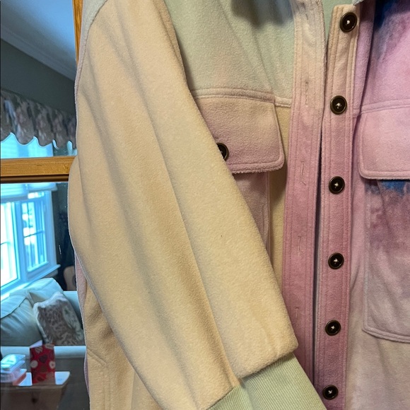Pilco Multicolor Utility Jacket with Pastel Hues - Picture 3 of 12